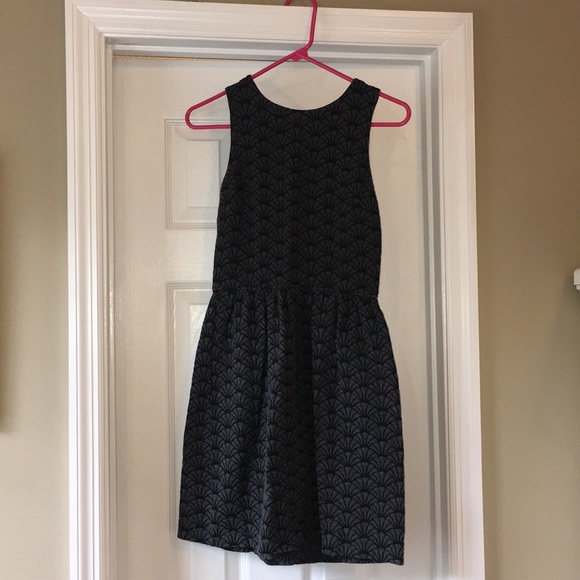 LOFT Charcoal Grey Knit Dress, Size 00 - Picture 5 of 5